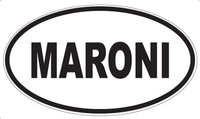 MARONI - Oval Magnet