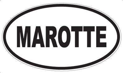 MAROTTE - Oval Magnet
