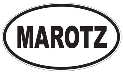 MAROTZ - Oval Magnet