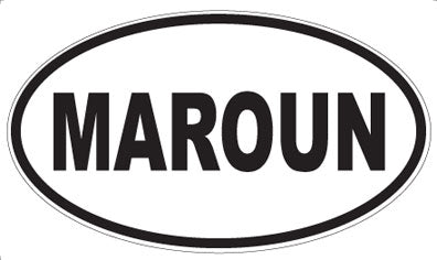 MAROUN - Oval Magnet