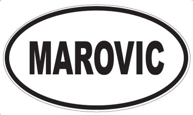 MAROVIC - Oval Magnet