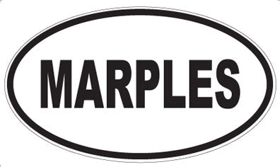 MARPLES - Oval Magnet