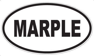 MARPLE - Oval Magnet