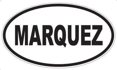 MARQUEZ - Oval Magnet