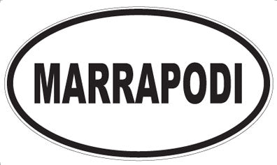 MARRAPODI - Oval Magnet