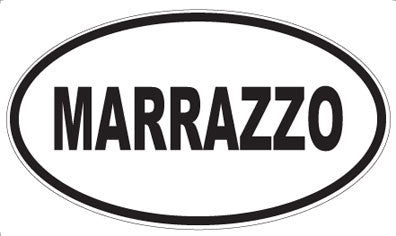 MARRAZZO - Oval Sticker