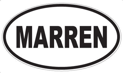 MARREN - Oval Magnet
