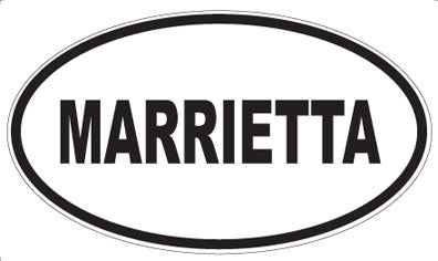 MARRIETTA - Oval Magnet