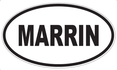MARRIN - Oval Magnet