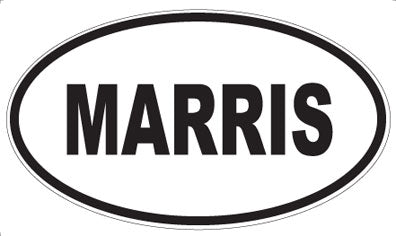 MARRIS - Oval Sticker