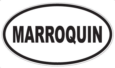 MARROQUIN - Oval Sticker