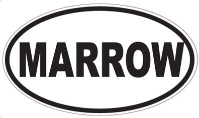 MARROW - Oval Sticker