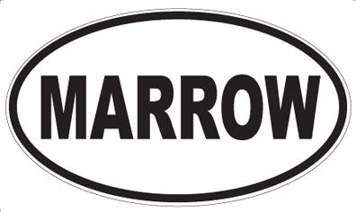MARROW - Oval Magnet