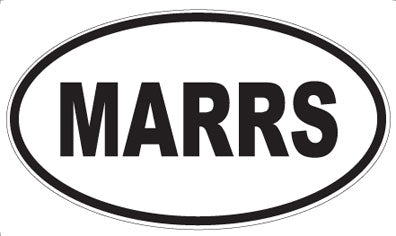 MARRS - Oval Sticker