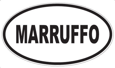 MARRUFFO - Oval Magnet