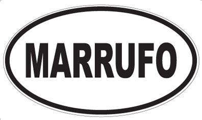 MARRUFO - Oval Sticker