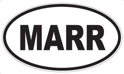 MARR - Oval Magnet