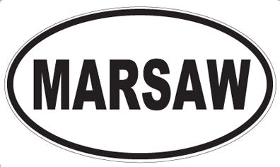 MARSAW - Oval Magnet