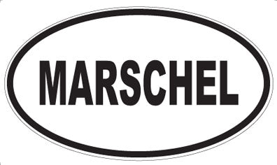 MARSCHEL - Oval Sticker