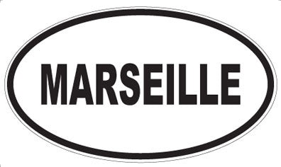 MARSEILLE - Oval Magnet