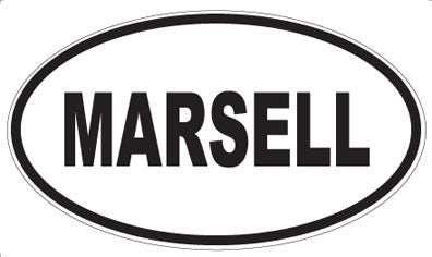 MARSELL - Oval Sticker
