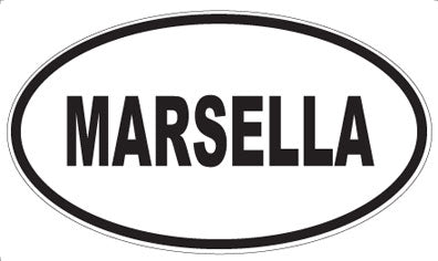 MARSELLA - Oval Magnet