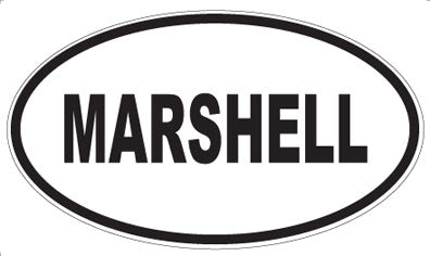 MARSHELL - Oval Magnet
