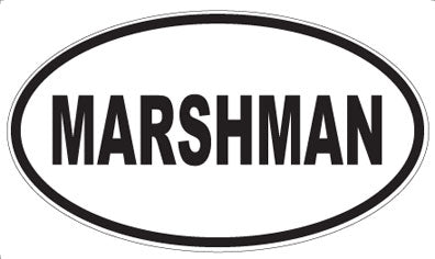 MARSHMAN - Oval Magnet