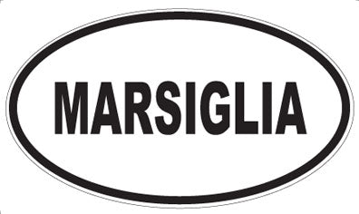MARSIGLIA - Oval Magnet