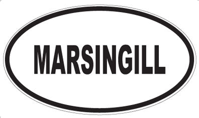 MARSINGILL - Oval Sticker