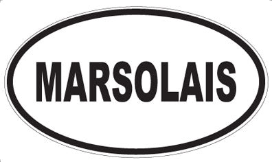 MARSOLAIS - Oval Sticker