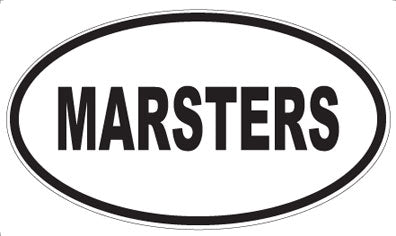 MARSTERS - Oval Magnet