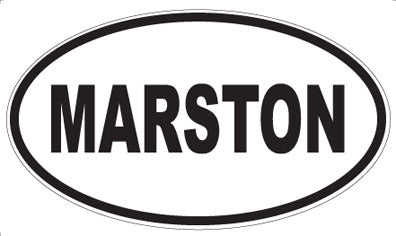 MARSTON - Oval Magnet