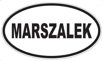 MARSZALEK - Oval Magnet