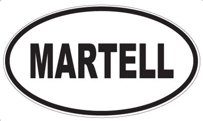 MARTELL - Oval Sticker