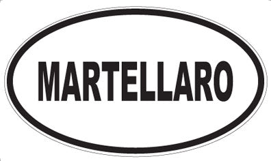 MARTELLARO - Oval Sticker