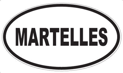 MARTELLES - Oval Magnet