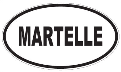 MARTELLE - Oval Magnet