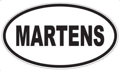 MARTENS - Oval Magnet
