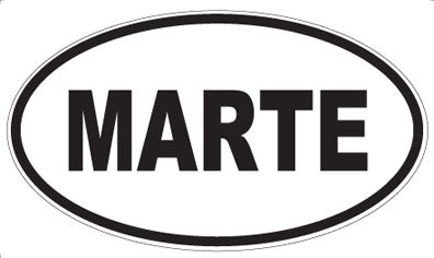 MARTE - Oval Magnet