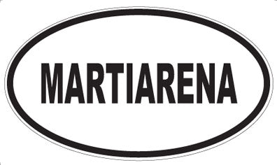 MARTIARENA - Oval Magnet