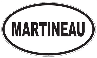 MARTINEAU - Oval Magnet