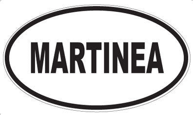 MARTINEA - Oval Magnet
