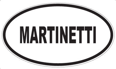 MARTINETTI - Oval Magnet