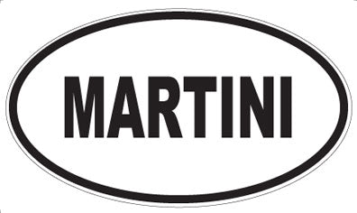 MARTINI - Oval Sticker
