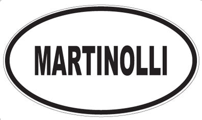 MARTINOLLI - Oval Sticker