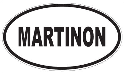 MARTINON - Oval Sticker