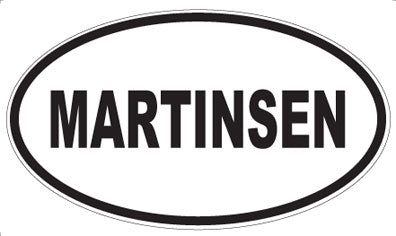 MARTINSEN - Oval Magnet