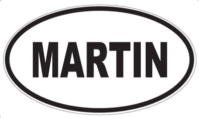 MARTIN - Oval Magnet