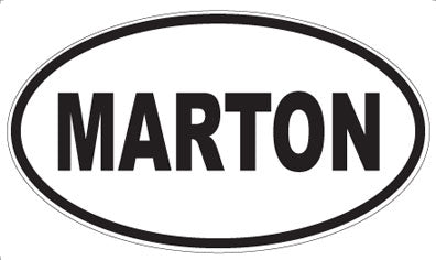 MARTON - Oval Magnet